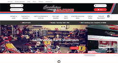 Desktop Screenshot of cambriangokarts.com